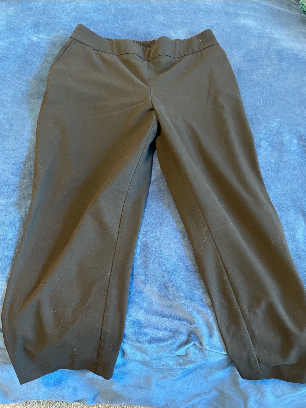 Hilary Radley Black Straight-Leg Women’s Dress Pants
